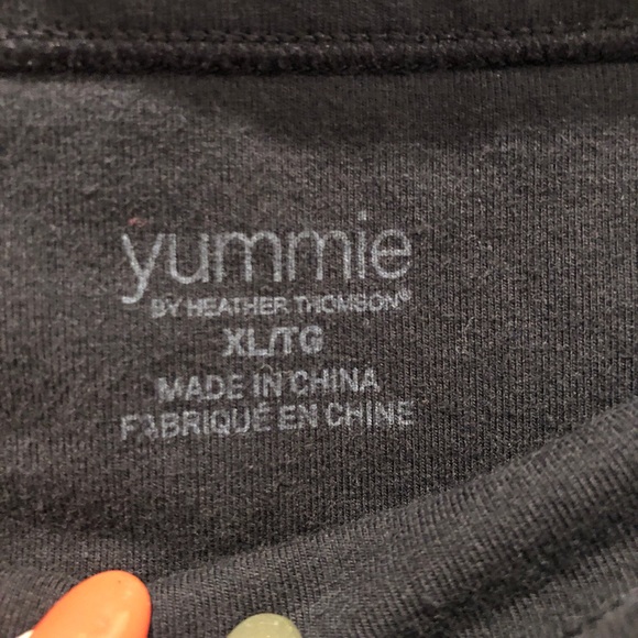 Yummie Women's Compact Cotton Shaping Rachel Leggings w/mesh sides size XL- NWOT - Picture 4 of 5